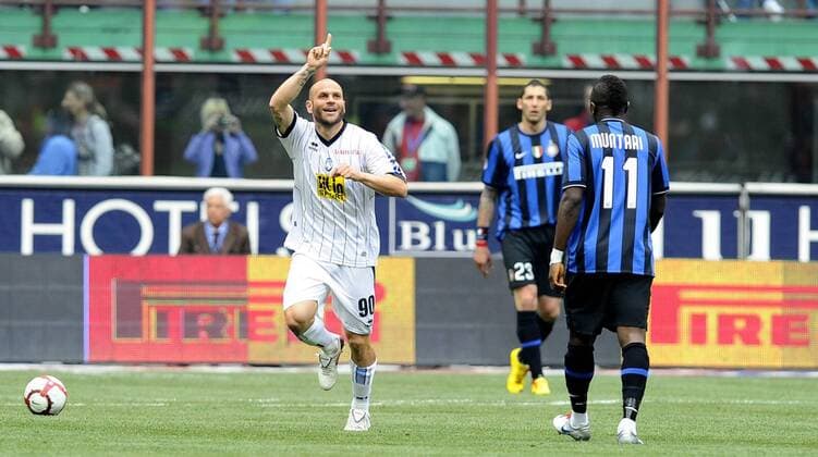 Jubel Simone Tiribocchi (Atalanta, L) - Mailand - Inter Mailand - Atalanta Bergamo -