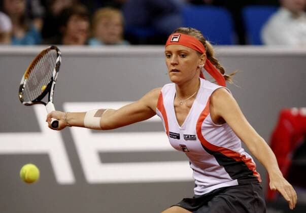 Porsche Tennis Grand Prix, WTA Tour, Damen Turnier in Stuttgart, Agnes Szavai (HUN),