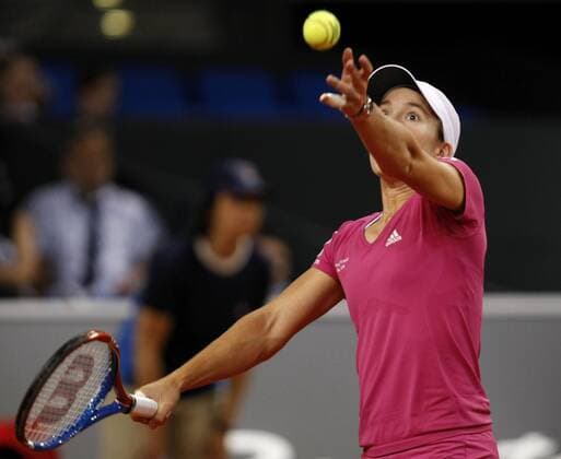 Porsche Tennis Grand Prix, WTA Tour, Damen Turnier in Stuttgart, Justin Henin (BEL),