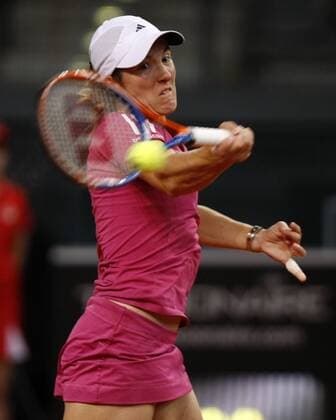 Porsche Tennis Grand Prix, WTA Tour, Damen Turnier in Stuttgart, Justin Henin (BEL),
