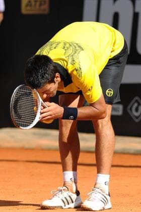 Novak Djokovic SRB AntoniettaxBaldassarre o0 Enttäuschung