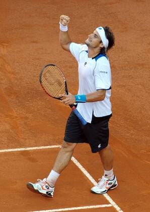 David Ferrer ESP AntoniettaxBaldassarre o0 Jubel Freude
