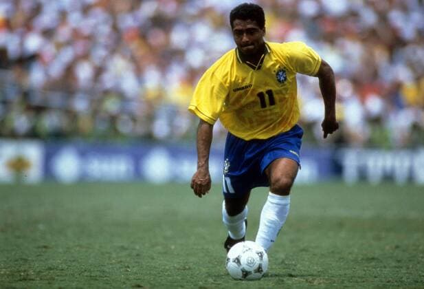 Romario (Brasilien) Fußball WM Herren WM Finale 1994, Länderspiel, Nationalteam, Nationaltrikot Einzelbild Los Angeles, LA, L.A. Dynamik,