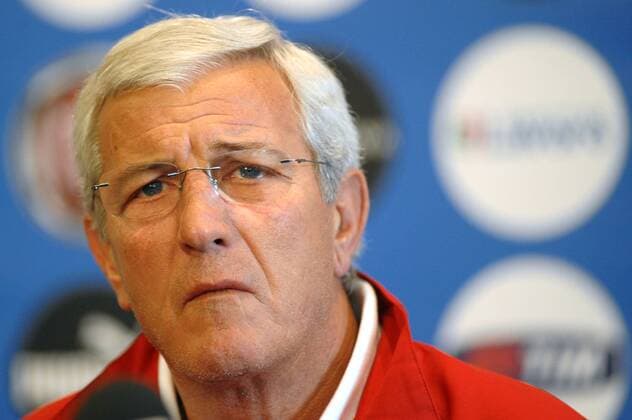 Nationaltrainer Marcello Lippi (Italien) während einer Pressekonferenz zum 3-tägigen Trainingslager der Italienischen Nationalmannschaft xmassimoxoliva