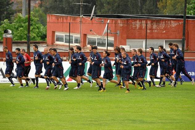 Training der Italienischen Nationalmanschaft während eines 3-tägigen Trainingslagers in La Borghesiana - Rom xmassimoxoliva