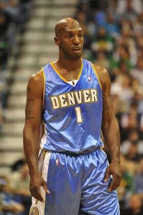 30 April 2010: Denver Nuggets guard Chauncey Billups during the game. The Utah Jazz defeated the Denver Nuggets 112-104 in Game 6 of the first round of the NBA Western Conference playoff game at EnergySolutions Arena in Salt Lake City, Utah. Icon248100430064 EDITORIAL USE ONLY