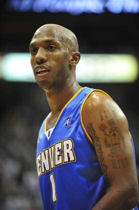 30 April 2010: Denver Nuggets guard Chauncey Billups during the game. The Utah Jazz defeated the Denver Nuggets 112-104 in Game 6 of the first round of the NBA Western Conference playoff game at EnergySolutions Arena in Salt Lake City, Utah. Icon248100430081 EDITORIAL USE ONLY