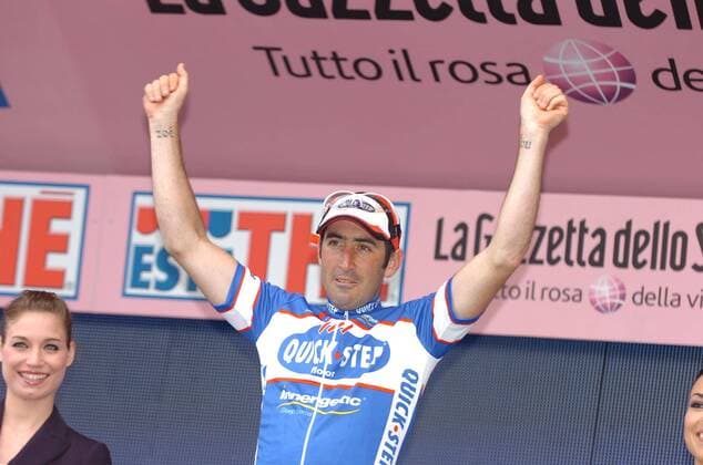 Giro d Italia 2010, 5. Etappe: Novara - Novi Ligure, Quick Step 2010, Jerome Pineau, -  o0 Siegerehrung Jubel Freude