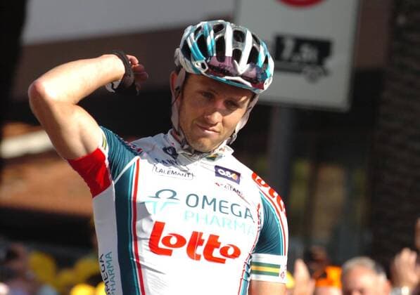2010, Giro d Italia, Etappe 06 Fidenza Village - Marina di Carrara, Team Omega Pharma - Lotto 2010, Matthew Lloyd gewinnt die 6. Etappe, Marina di Carrara  o0 Jubel Freude o0 dItalia