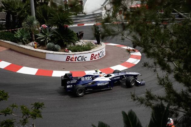 Nico Hülkenberg (Williams) GP Monaco 2010 Formel 1 Grand Prix Monaco 2010 o0 Loews Kurve