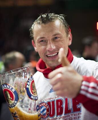 Ivica Olic (FCB) - FC Bayern München (rot) vs. SV Werder Bremen - o0 Jubel Freude