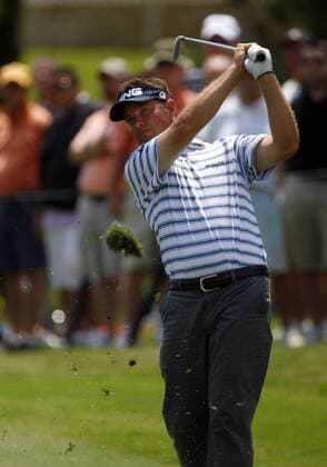 20 MAY 2010: Ted Purdy (USA) with his 2nd shot on 1 during the first round of the HP Byron Nelson Championship played at TPC Las Colinas Four Season Resort in Irving, TX. Icon1005200407 EDITORIAL USE ONLY