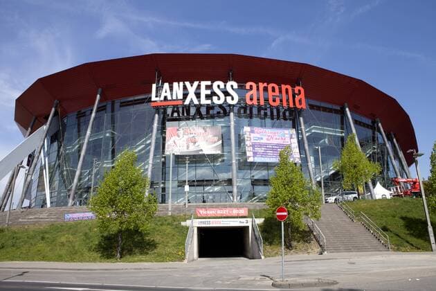 Die Lanxess Arena in Köln-Deutz, Köln, Nordrhein-Westfalen, Deutschland, iblhdf01544982