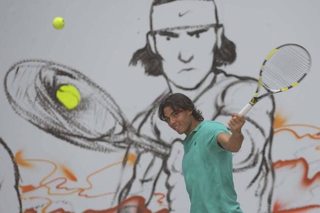 Rafael Nadal (ESP) trägt NIKE SPORTSWEAR - 21.05.2010 - Piscine Molitor - JBAutissier - 