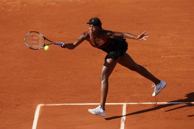 TENNIS : ROLAND GARROS: VENUS WILLIAMS - USA xN.LEGOUIC FEPx 