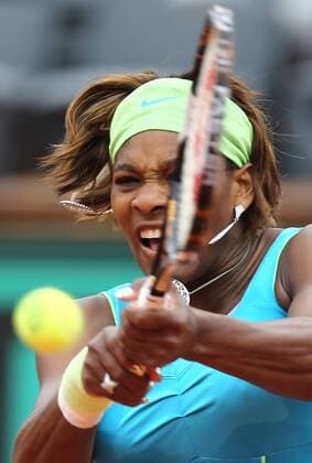 Serena Williams, USA, in the third round of 2010 Tennis French Open in Paris at Roland Garros, 29 05 2010 -