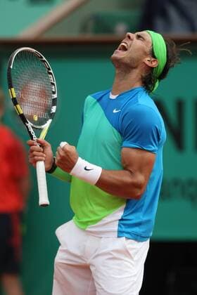 Rafael Nadal (Spanien) xBenoitLedoyenx  o0 Jubel, Freude