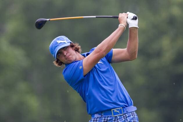 05 JUN 2010: Rickie Fowler (USA) hits his tee shot on the 3rd hole during the 3rd round of the Memorial Tournament held at Muirfield Village G.C. in Dublin, Ohio. Icon43910060571413 EDITORIAL USE ONLY