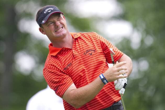 05 JUN 2010: Alex Cejka (GER) hits his tee shot on the 8th hole during the 3rd round of the Memorial Tournament held at Muirfield Village G.C. in Dublin, Ohio. Icon43910060573333 EDITORIAL USE ONLY