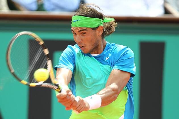 Rafael Nadal, ESP, playing the final of the 2010 Tennis French Open in Paris at Roland Garros, 06 06 2010 - o0 Finale