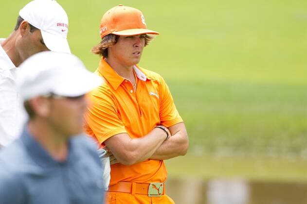 Rickie Fowler (USA) in the fairway on the par 5, 5th hole during the final round of the Memorial Tournament held at Muirfield Village G.C. in Dublin, Ohio. Icon4391006067359 EDITORIAL USE ONLY