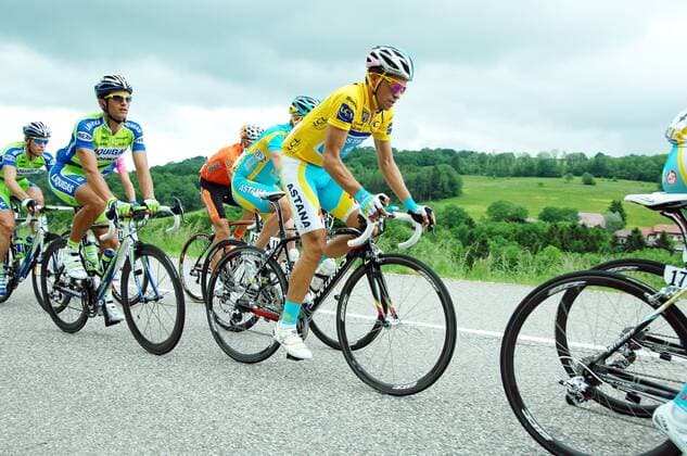 Alberto Contador (SPA Astana) - Event: Criterium du Dauphine Libere 2010 - Stage 1 - Evian-les-Bains to Saint-Laurent du Pont 191.5 km - 