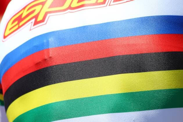 21.Europacup Paracycling Gippingen, Feature , Radfahrer Weltmeistertrikot o0 Weltmeister Trikot Objekte Regenbogentrikot o00 Symbol 