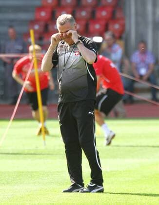 Nationaltrainer Ottmar Hitzfeld (SUI) 