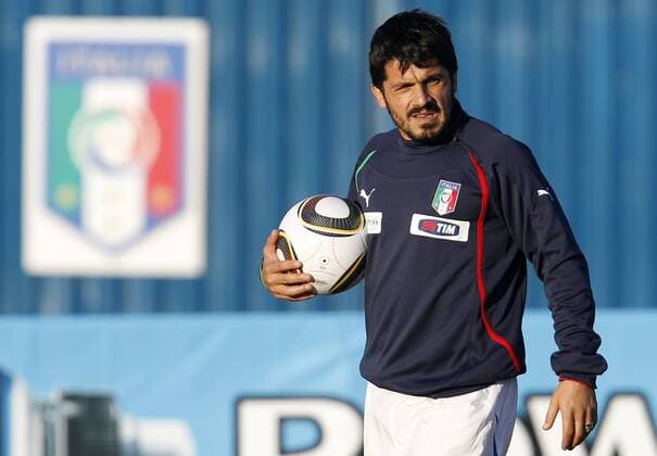 Gennaro Gattuso - Training ITA - Pretoria - 09 06 2010. x(134)xRodolfoxBuhrerx xLaxImagemx  (830)