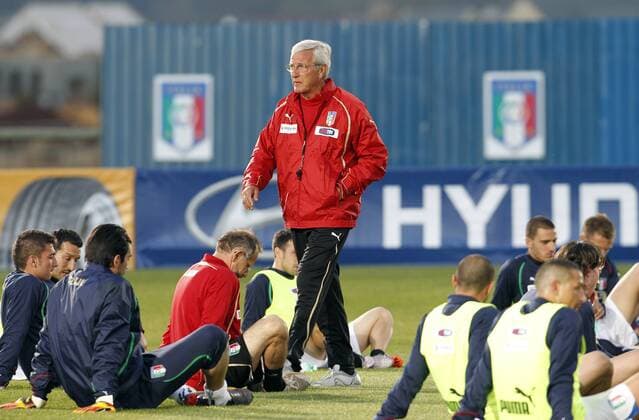 Nationaltrainer Marcello Lippi (M) - Training ITA - Pretoria - 09 06 2010. x(134)xRodolfoxBuhrerx xLaxImagemx  (830) o0 Trainer