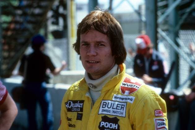 Marc Surer (Schweiz Ensign Ford) -  Motorsport Grand Prix Herren Großer Preis der USA West 1981, Formel 1 WM, F1, F, GP Porträt Long Beach