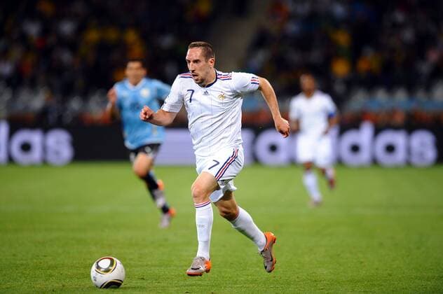 Frankreich (Weiß) vs Uruguay (Blau): - Franck RIBERY - xAnthonyBibardxFEPx 