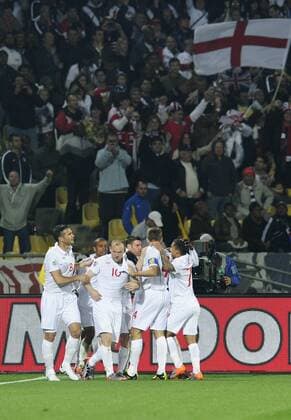 Jubel England mit Frank Lampard (L) und Wayne Rooney (3L) - England - USA 1:1 - World Cup 2010 - giorgioxperottino