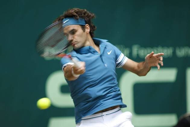 13.06.2010 - 18. Gerry Weber Open 2010 im Gerry Weber Stadion in Halle Westfalen: Tag 9 - Finale Finale Einzel - Roger Federer ( Schweiz )