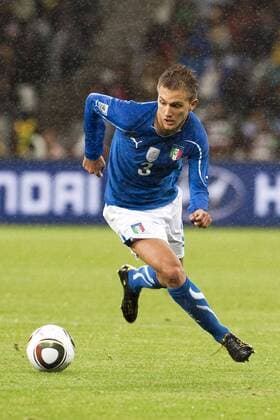 Domenico Criscito (ITA), - JUNE 14, 2010 - FIFA World Cup 2010, Group F - Italy vs. Paraguay 1:1 at Green Point Stadium in Cape Town -  (0152)