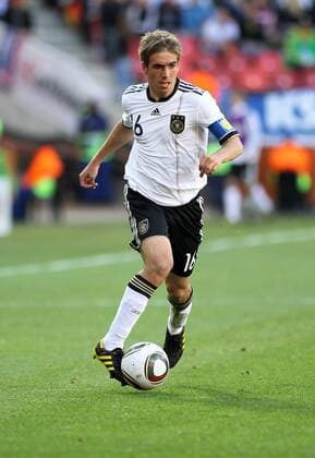 Fussball FIFA Weltmeisterschaft 2010 Port Elizabeth 18.06.2010 Deutschland (GER) - Serbien (SRB) 0:1 Philipp LAHM (Deutschland, No.16) -