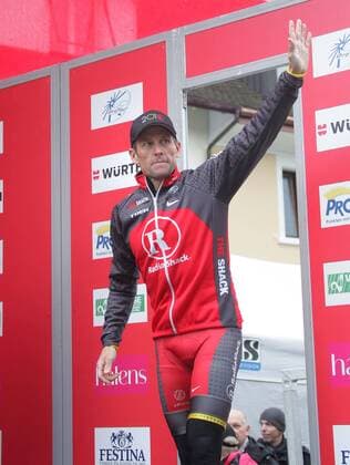 20.06.2010 Liestal Radsport Tour de Suisse 9. Etappe Liestal-Liestal Einzelzeitfahren, Lance Armstrong (USA Radioshack)