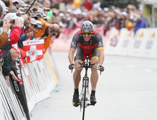 Radsport Tour de Suisse 2010 . Lance Armstrong USA Team RadioShack belegte im Gesamtklassement Rang 2 20.Juni 2010 
