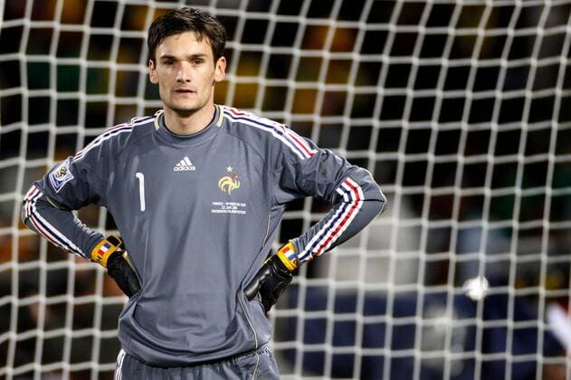 FUSSBALL WM 2010 VORRUNDE Gruppe A 22.06.2010 Frankreich - Südafrika, Torwart Hugo LLORIS (Frankreich) - 