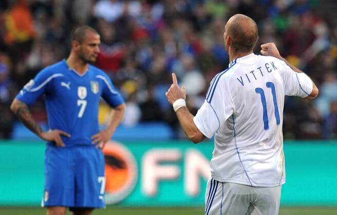 Robert Vittek (Slovakia) Italy - Slovakia vs Italy giorgioxperottino o0 Jubel Freude