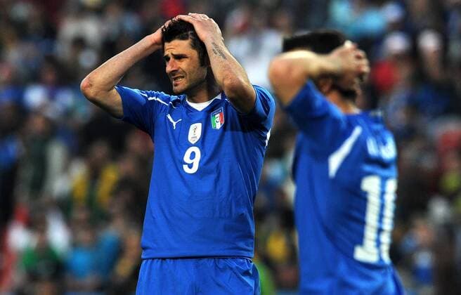 Vincenzo Iaquinta (Italy) - Slovakia vs Italy giorgioxperottino o0 Enttäuschung
