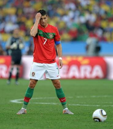 FUSSBALL WM 2010 VORRUNDE Gruppe G 25.06.2010 Portugal - Brasilien CRISTIANO RONALDO (Portugal)