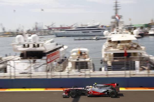 Motorsports Formula 1: World Championship 2010, GP of Europe, 02 Lewis Hamilton (GBR, Vodafone McLaren Mercedes) o0 Dynamik