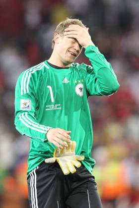 Fussball, FIFA WM 2010 Achtelfinale, Deutschland vs. England (rot), 27.06.2010 - Manuel Neuer, GER