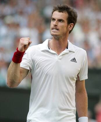 TENNIS - ATP, Wimbledon 2010 LONDON,28.JUN.10 - TENNIS - ATP World Tour, Wimbledon 2010, Grand Slam. Bild zeigt den Jubel von Andy Murray (GBR).  o0 Andrew