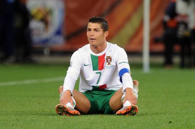 Cristiano RONALDO (POR) enttäuscht, Spanien (ESP)-Portugal (POR). Achtelfinale