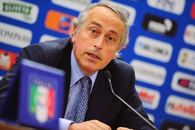 Giancarlo ABETE (President FIGC - Italian Football Federation) Rome 1 7 2010 ANDREAXSTACCIOLI