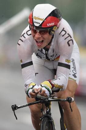 03.07.2010 Rotterdam Radsport 97. Tour de France 2010, Prolog Rotterdam-Rotterdam, Tony Martin GER HTC Columbia