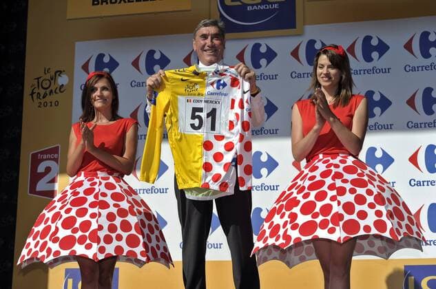 Eddy Merckx (BEL), Rotterdam -Brüssel XPHOTOXNEWSX  o0 Ehrung Hostess, Hostessen, Frau, girl Trikot Objekte