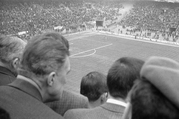 San Siro Stadion in Mailand, Heimspielstätte der Clubs AC und Inter Mailand Fußball Herren Serie A 1967 1968, 1. Italienische Liga, AC Mailand, Milan Totale Mailand